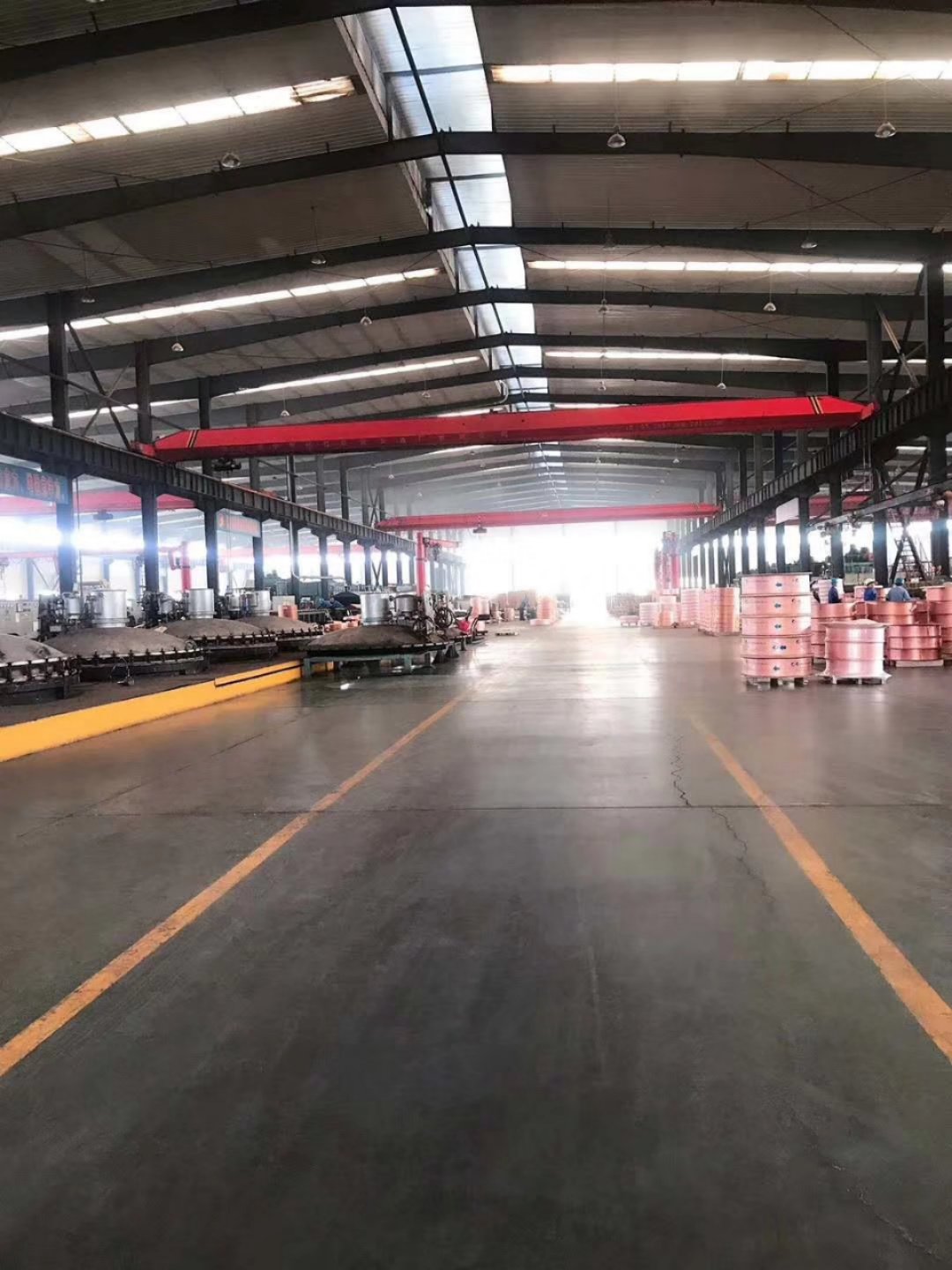 銅管生產(chǎn)現(xiàn)場(chǎng)-盤(pán)管退火、包裝區(qū)