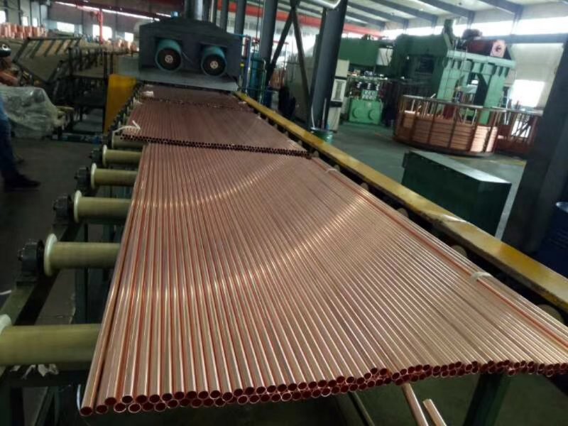 銅管生產(chǎn)現(xiàn)場(chǎng)-大口徑直管下料機(jī)